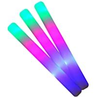 Los mejores  - 100 Palos de espuma luminosos Led multicolor ENTREGA 1-3 DÍAS